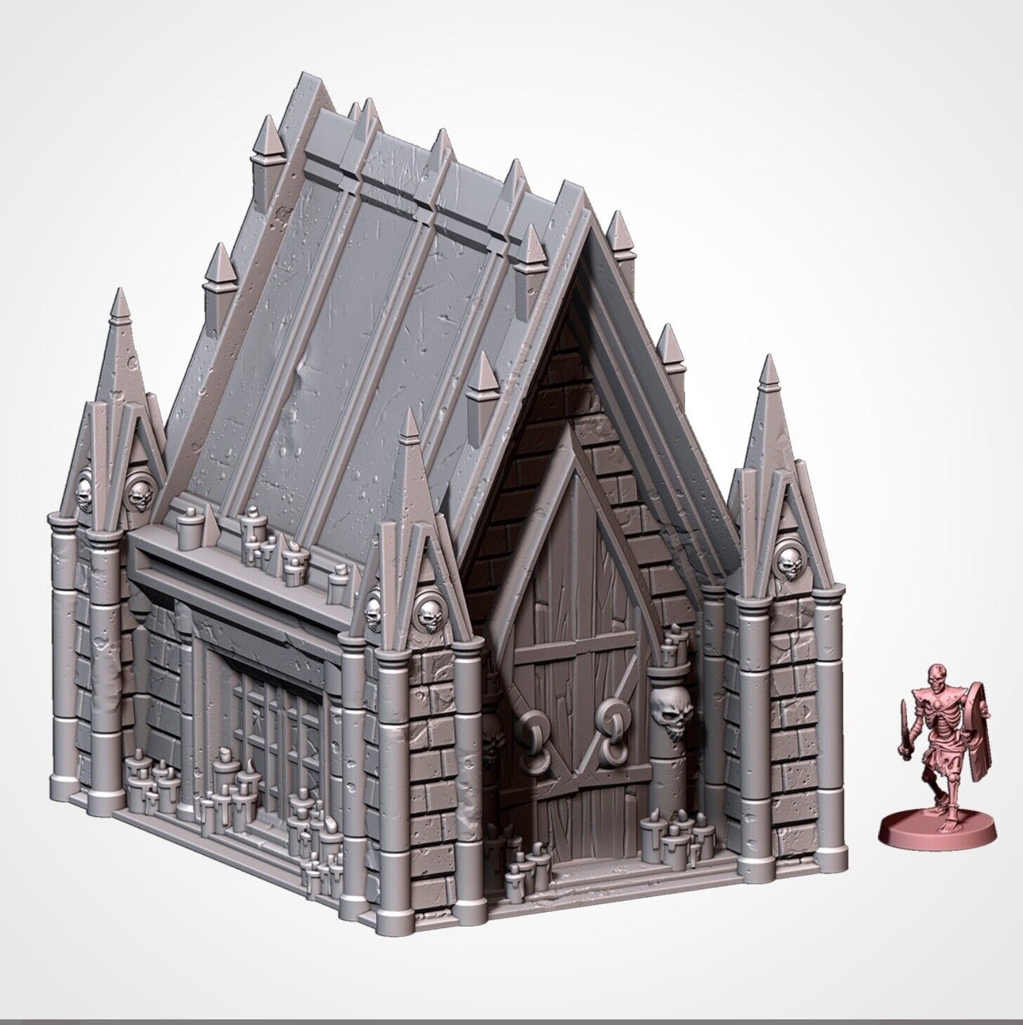 3D printing Graveyard Mausoleum Set war game terrain scenery RPG