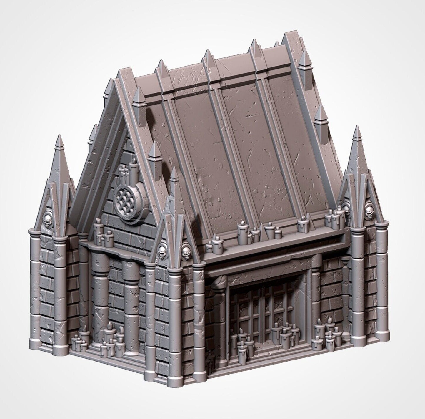 3D printing Graveyard Mausoleum Set war game terrain scenery RPG