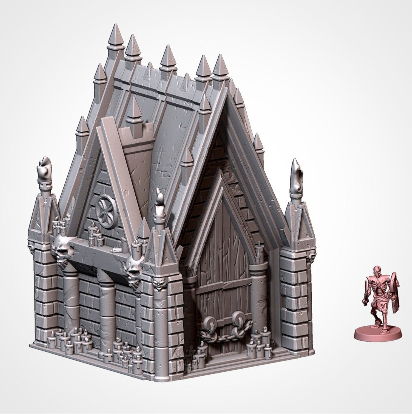3D printing Graveyard Mausoleum Set war game terrain scenery RPG