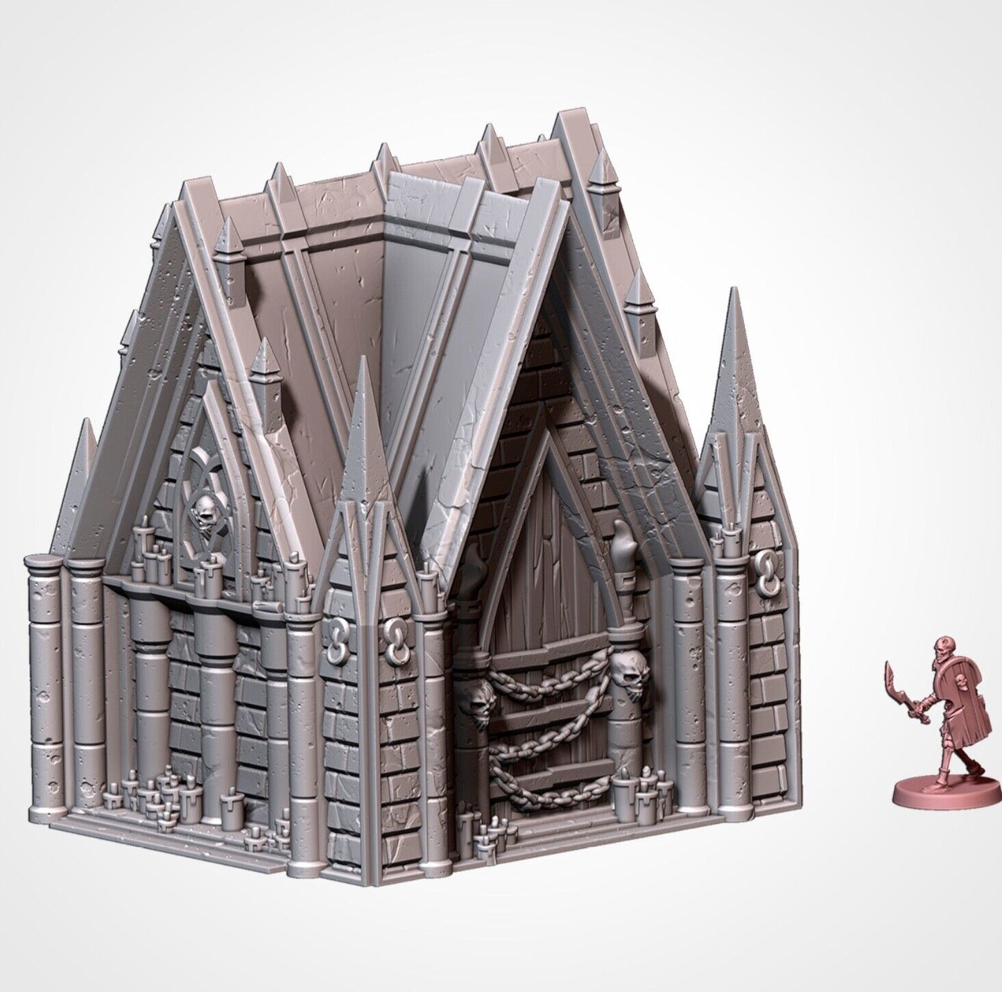 3D printing Graveyard Mausoleum Set war game terrain scenery RPG