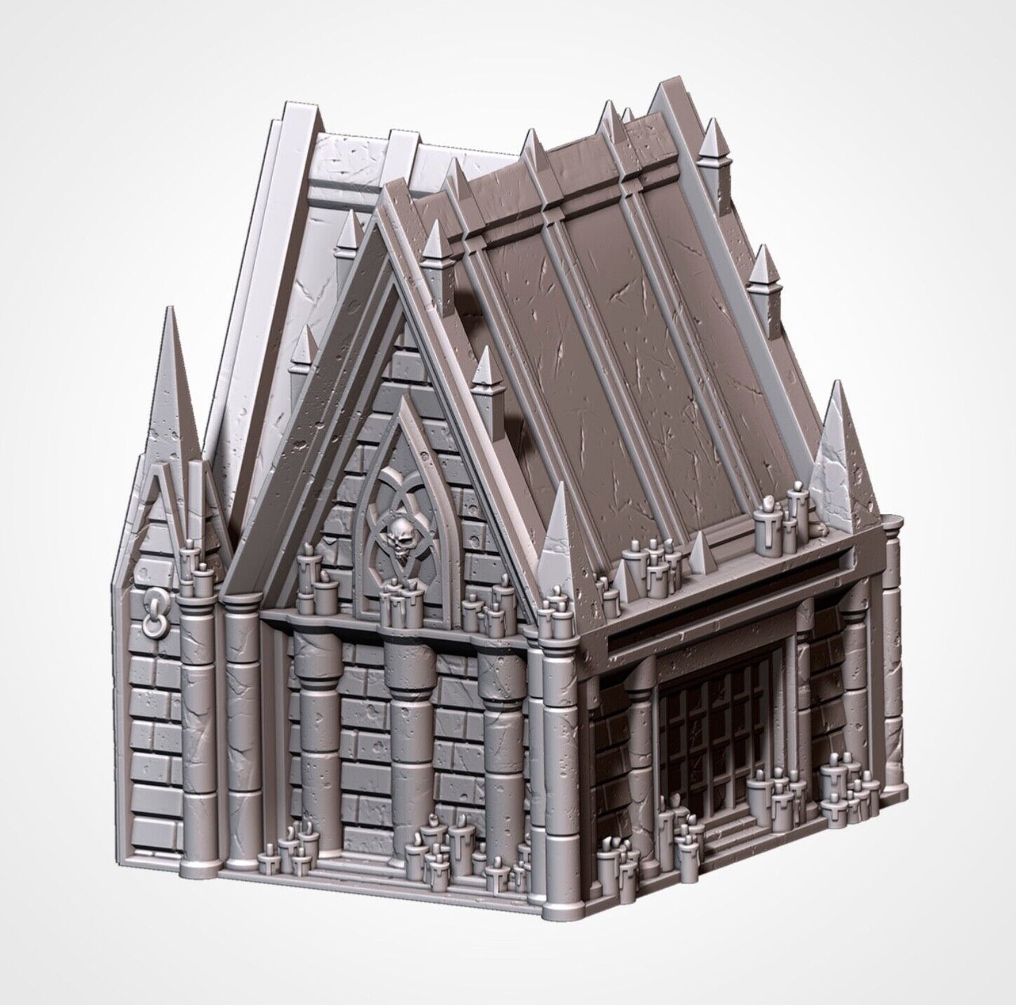 3D printing Graveyard Mausoleum Set war game terrain scenery RPG