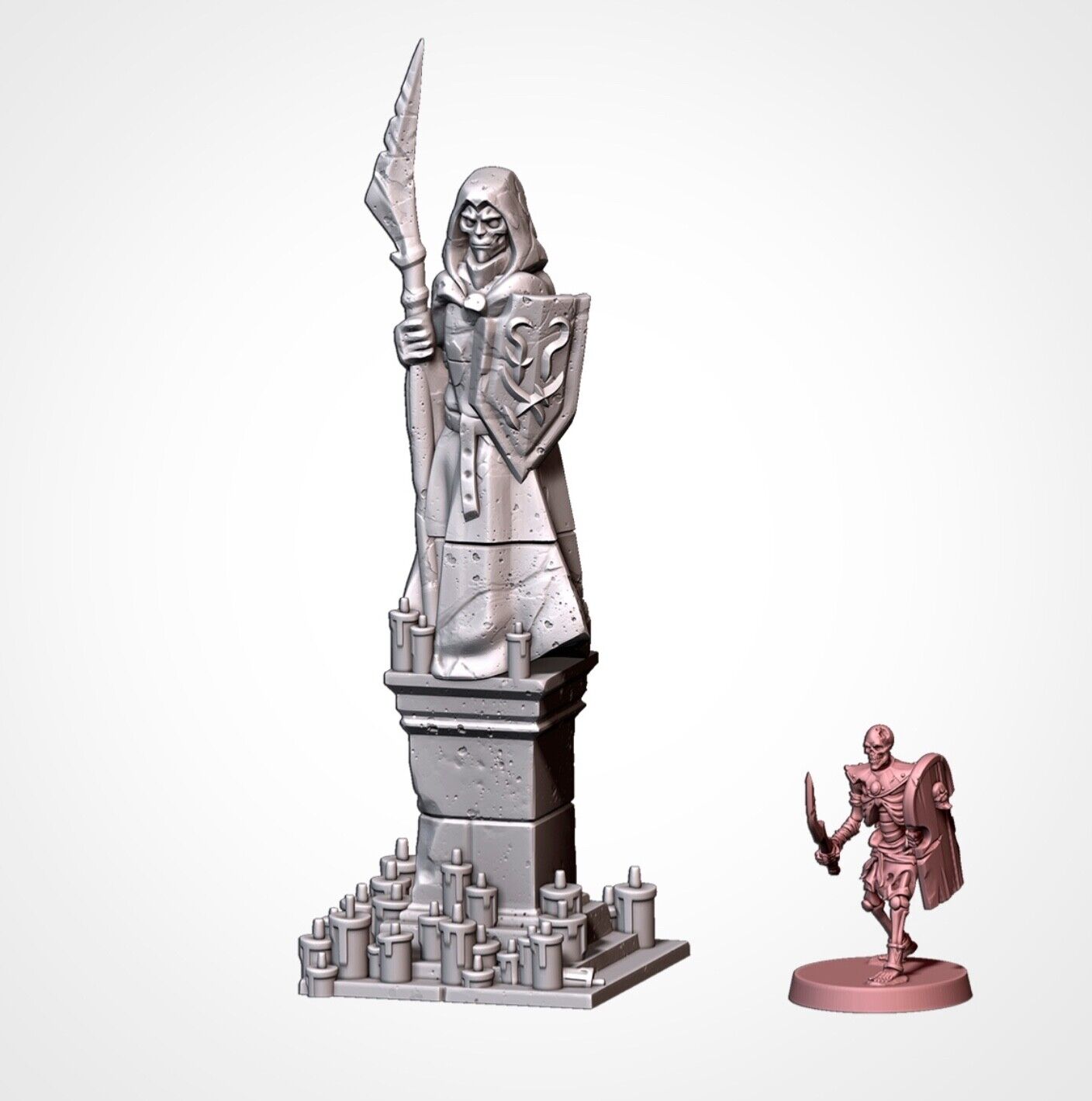 3D printing Graveyard Mausoleum Set war game terrain scenery RPG