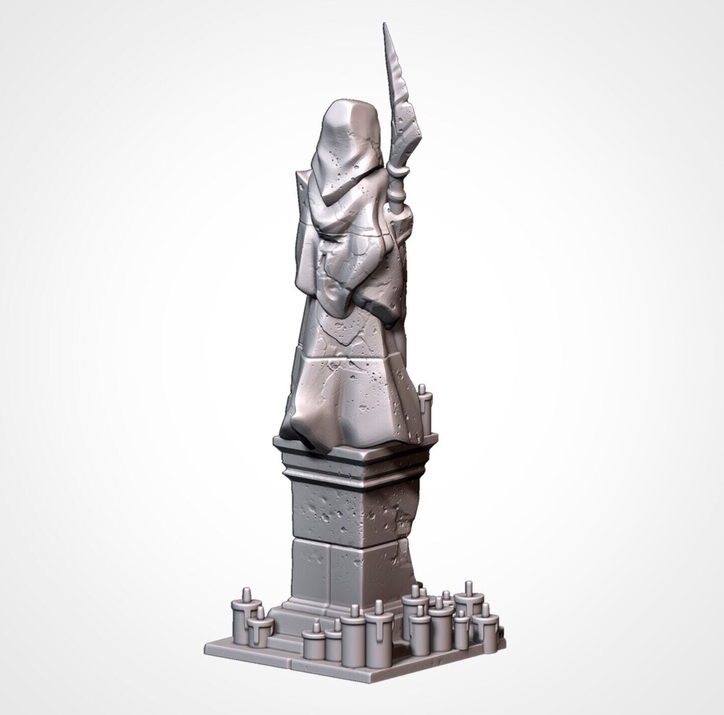 3D printing Graveyard Mausoleum Set war game terrain scenery RPG