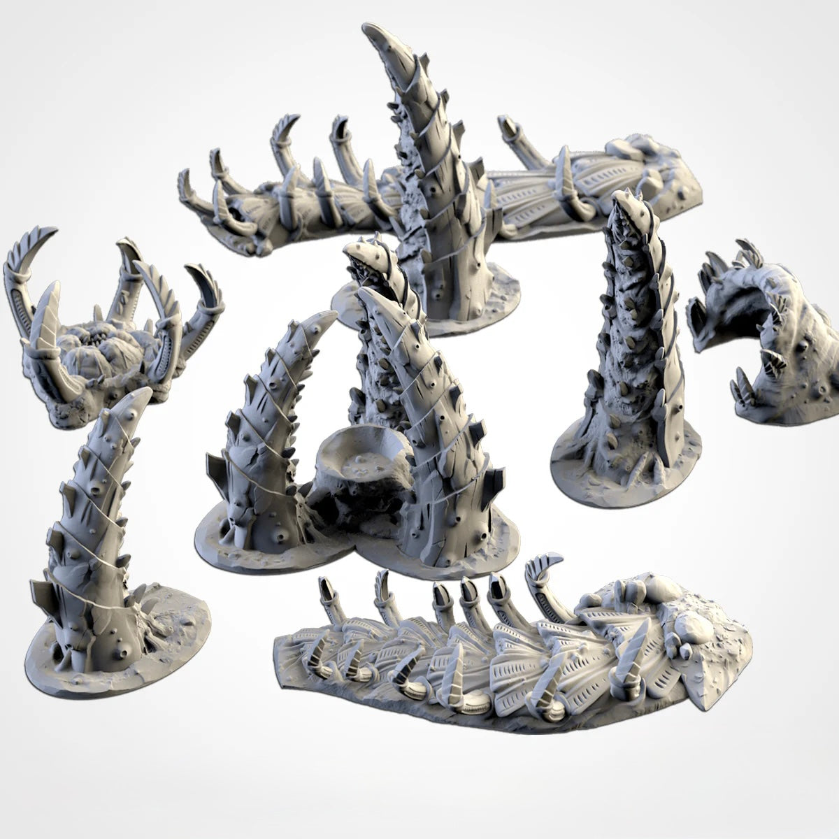 Tabletop scenery Alien Terrain 3D printing