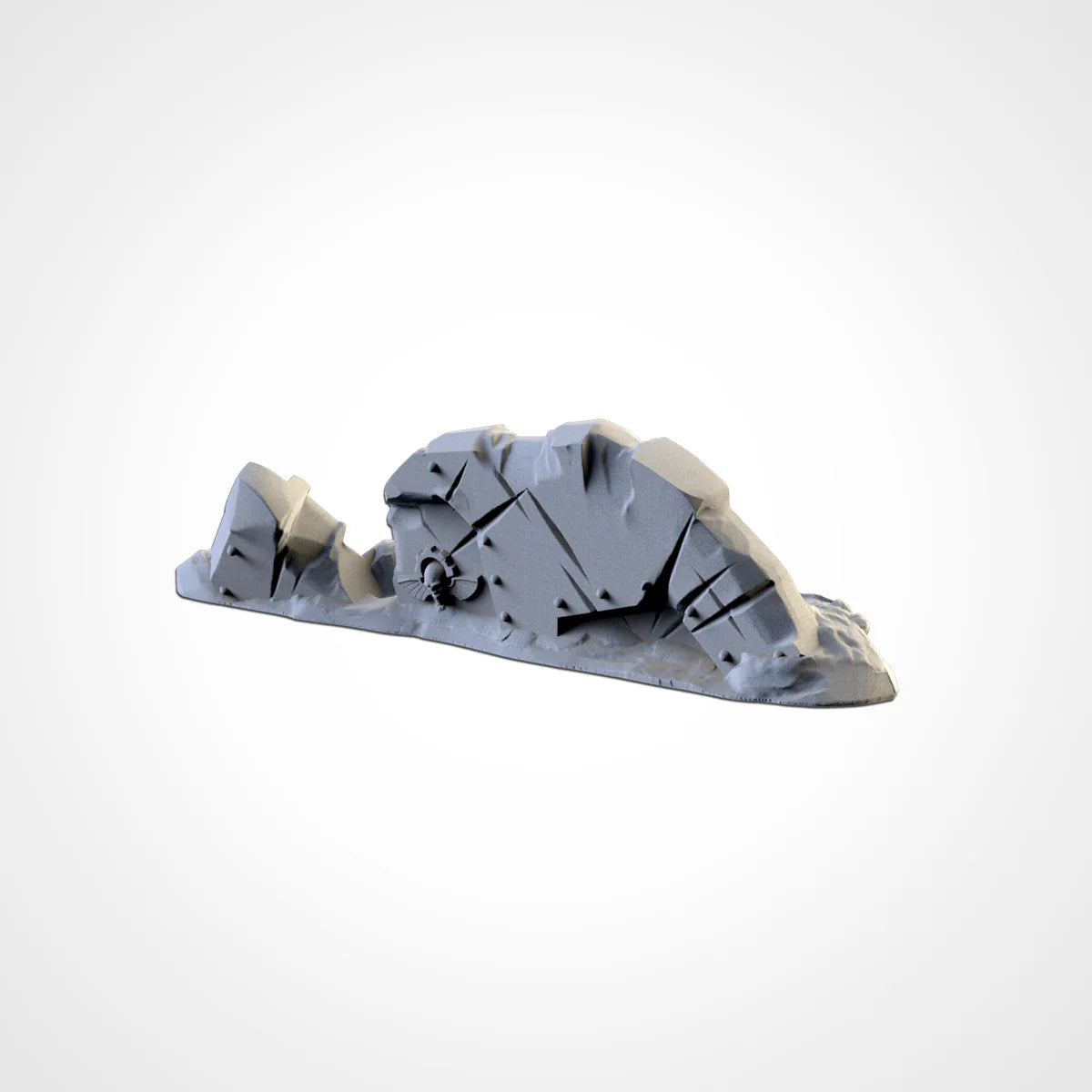 Tabletop terrain scenery 3D printing Crashed Vehicles
