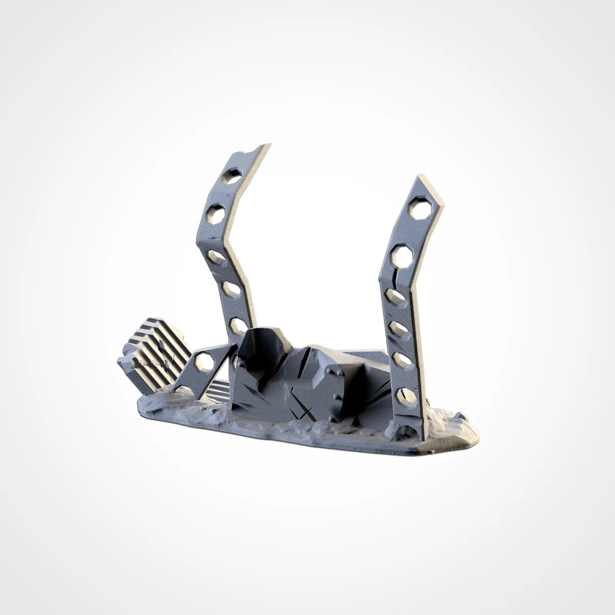 Tabletop terrain scenery 3D printing Crashed Vehicles