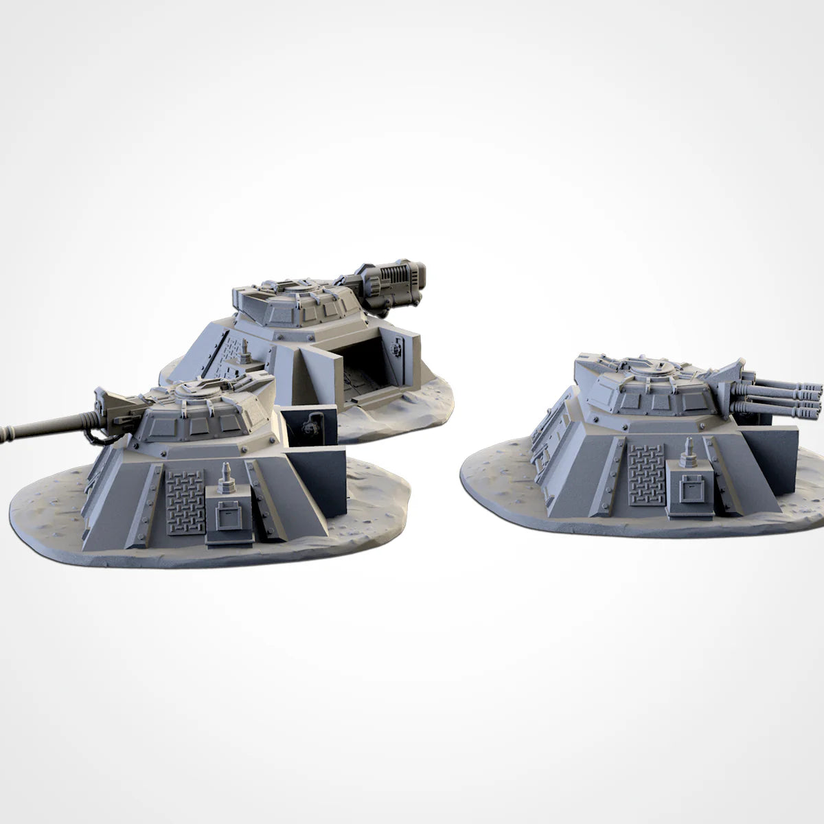 Table top Terrain Armed Bunkers 3D printing Wargame scenery