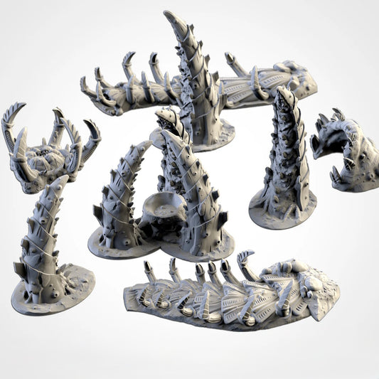 Tabletop scenery Alien Terrain 3D printing